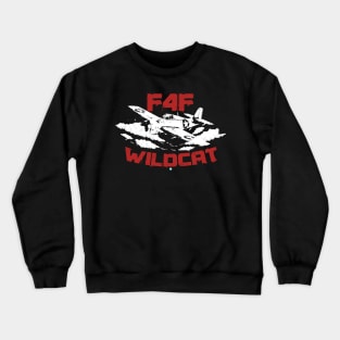 F4F Wildcat Pilot Gift WW2 Warbird Crewneck Sweatshirt